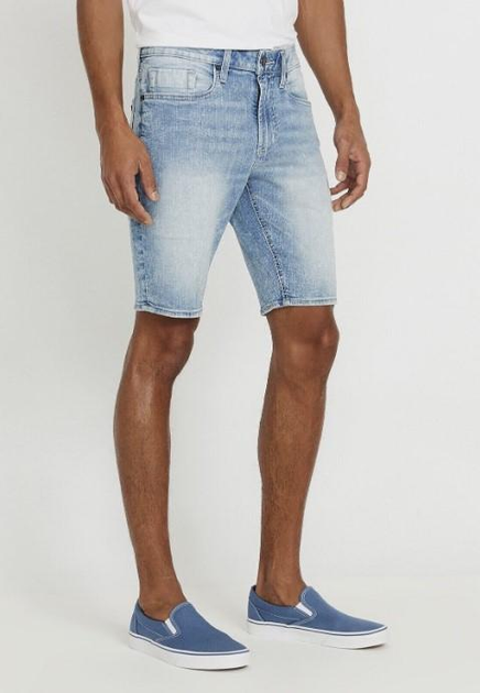 Buffalo David Bitton Men s Parker X Denim Shorts Color Whiskered and Sanded Blue BM22514 W36 D.C.O. ROZETKA