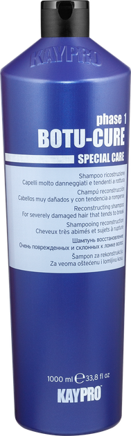 Шампунь реконструкция волос KayPro Botu-Cure Special Care Shampoo phase 1, 1000 мл - Фото 1 Шампунь реконструкция волос KayPro Botu-Cure Special Care Shampoo phase 1, 1000 мл - изображение 1