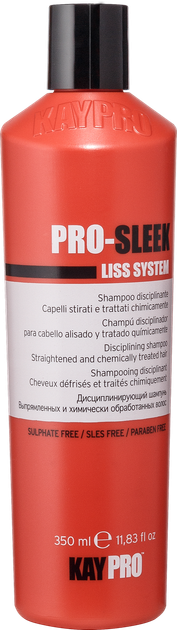 Шампунь дисциплинирующий KayPro Pro-Sleek Liss System без сульфатов, 350 мл - Фото 1 Шампунь дисциплинирующий KayPro Pro-Sleek Liss System без сульфатов, 350 мл - изображение 1