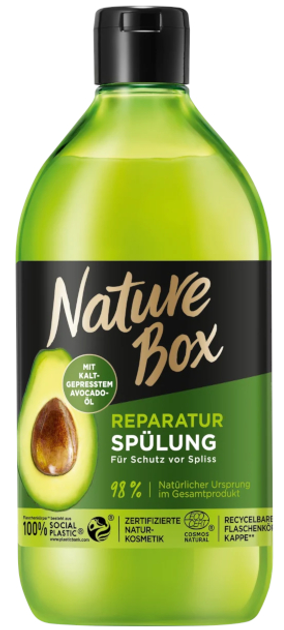 Balsam do włosów Nature Box Avocado 385 ml (4015100403664) - obraz 1