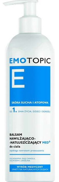 Balsam do ciała Pharmaceris E Emotopic Hydrating Lipid-Replenishing Body Balm nawilżający 400 ml (5900717691414) - obraz 1