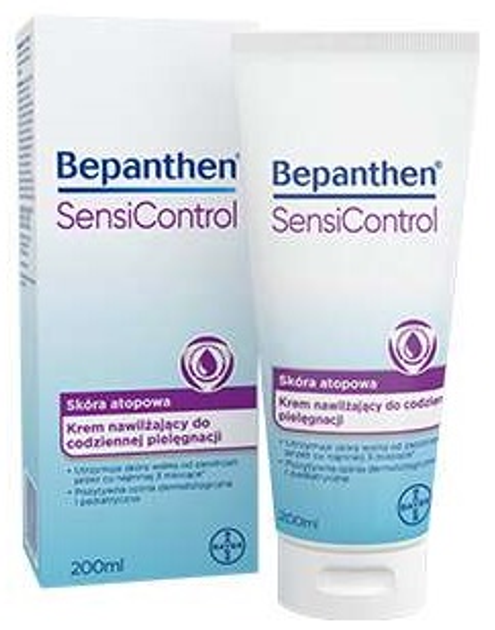 Крем для тіла Bayer Bepanthen SensiControl Cream 200 мл (5908229303351) - зображення 1