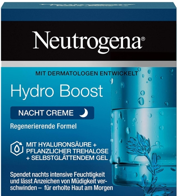Krem do twarzy Neutrogena Hydro Boost na noc 50 ml (3574661554709) - obraz 1