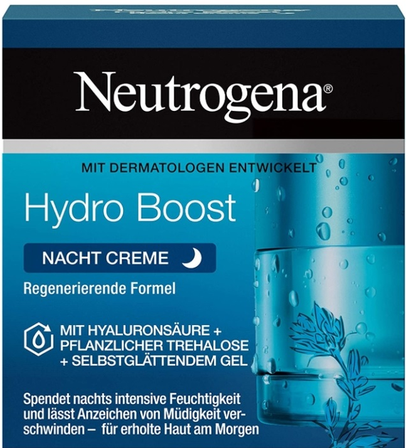 Крем для обличчя Neutrogena Hydro Boost нічний 50 мл (3574661554709) - зображення 1