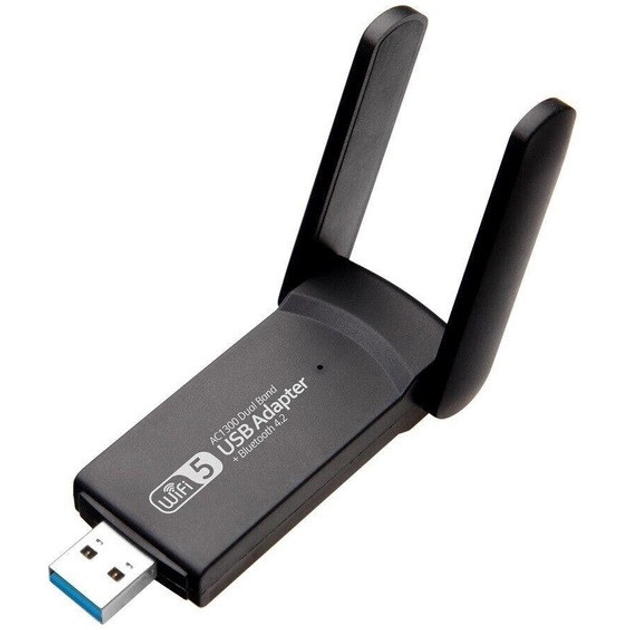 Wi-Fi USB адаптер Dual Band |802.11 AC 1300Mbps| Черный – фото, отзывы ...