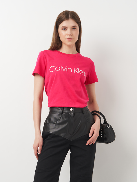 Футболка женская Calvin Klein Jeans 11323.4 M (44) Малиновая ...
