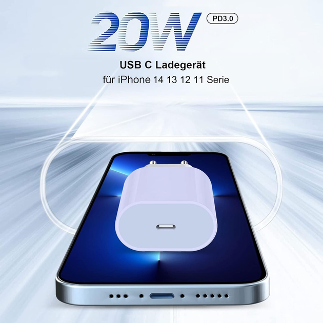 зарядное устройство для Apple iPhone Power Adapter 20W USB-C Блок ...