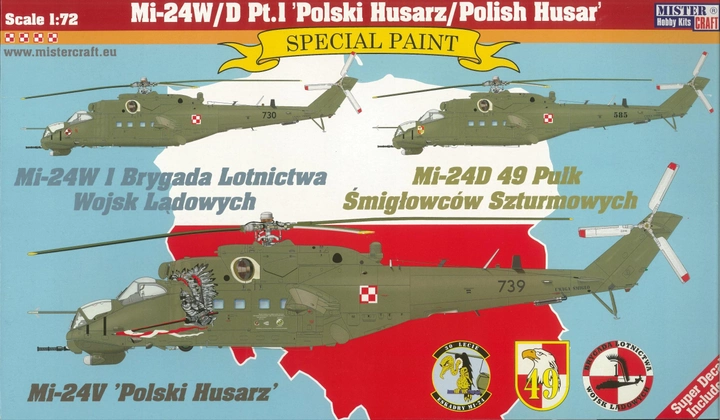 Model do składania Olymp Aircraft Mi 24W/D Pt 1 Polski Husarz skala 1:72 (5903852060466) - obraz 1