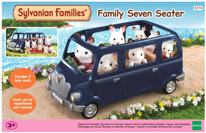 Zestaw Sylvanian Families Samochód rodzinny na 7 miejsc (5054131052747) - obraz 1