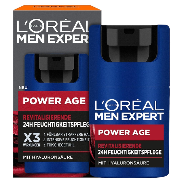 Крем для обличчя L\'Oreal Paris Men Expert Power Age 50 мл (3600524074494) - зображення 2