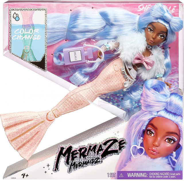 Lalka MGA Entertainment Mermaze Mermaidz Shellnelle Mermaid 34 cm (0035051580829) - obraz 1