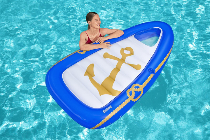 Надувний матрац Bestway Boat 190 x 107 см (6942138982909) - зображення 5