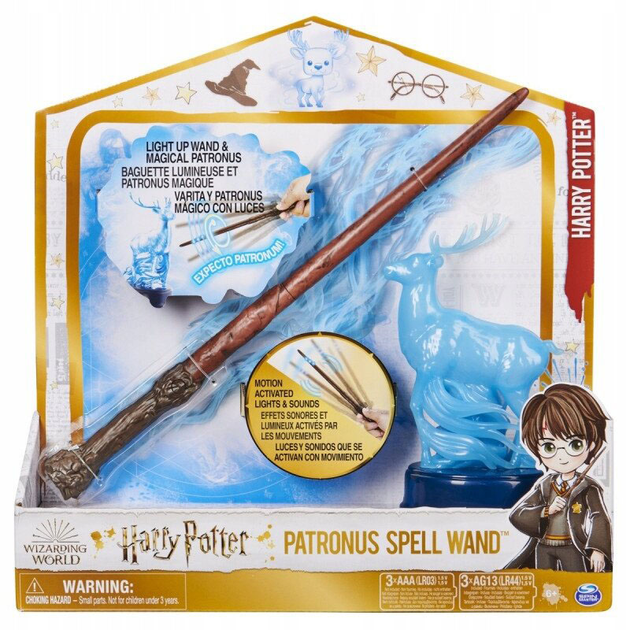 Różdżka magiczna Spin Master Wizarding World Harry Potter Patronus Wand 30 cm (0778988419038) - obraz 1