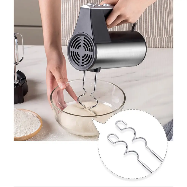 Кухонный Миксер на подставке Hand Mixer R-6629А 800 Вт 5 скоростей - изображение 8