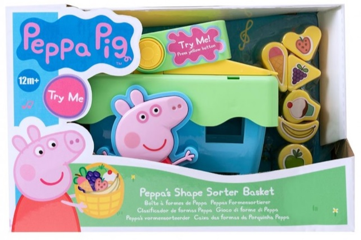 Muzyczny koszyk-sorter HTI Peppa Pig (5050868472216) - obraz 1