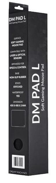 Ігрова поверхня Dream Machines DM Pad L Black 450x400x3 - изображение 3