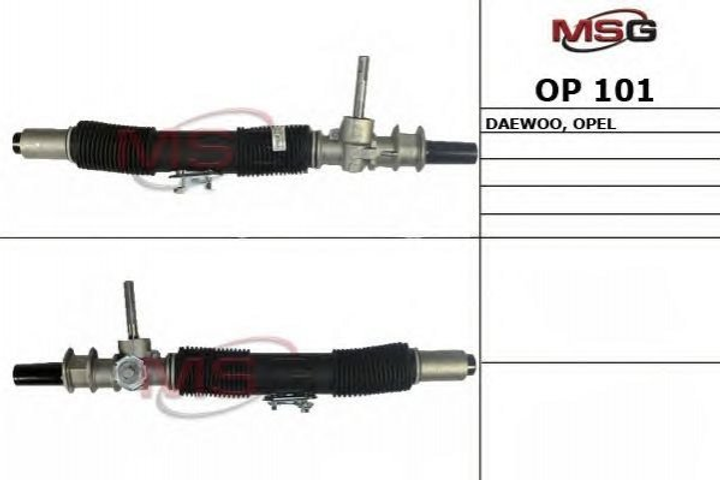 Рульова рейка та кріплення MSG OP 101 Opel Vectra, Astra, Kadett, Ascona 0900260, 0900203, 96334358 - зображення 1