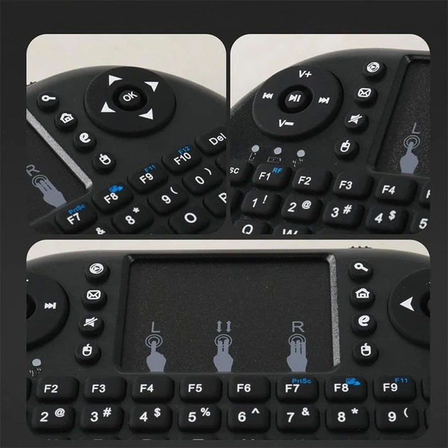Беспроводная клавиатура пульт Mini Keyboard I8 с тачпадом, подсветкой LED и функцией аэромыши для Smart TV BOX - изображение 8