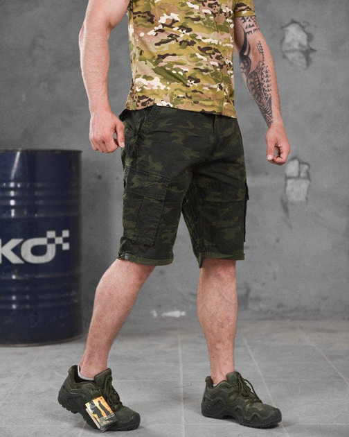 Тактичні чоловічі шорти 37р олива мультикам (87048) - зображення 1