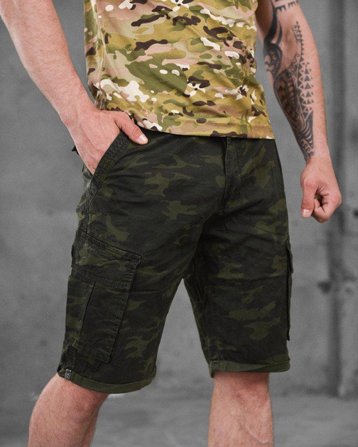 Тактические мужские шорты 37р олива мультикам (87048) - изображение 2