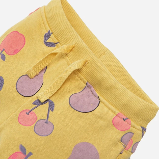 Дитячі спортивні штани для дівчинки Cool Club CCG2400508 80 см Жовті (5903977145437) - зображення 3