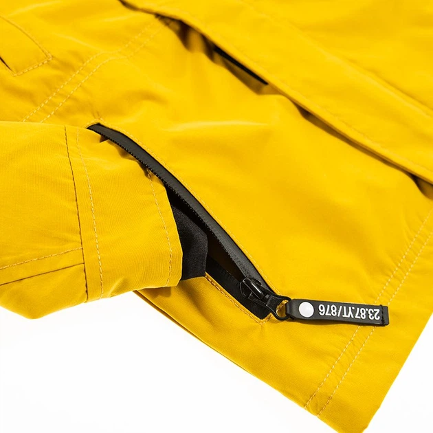 Дитяча демісезонна довга куртка-парка для хлопчика Cool Club COB2018371 110 см Жовта (5903272390068) - зображення 3