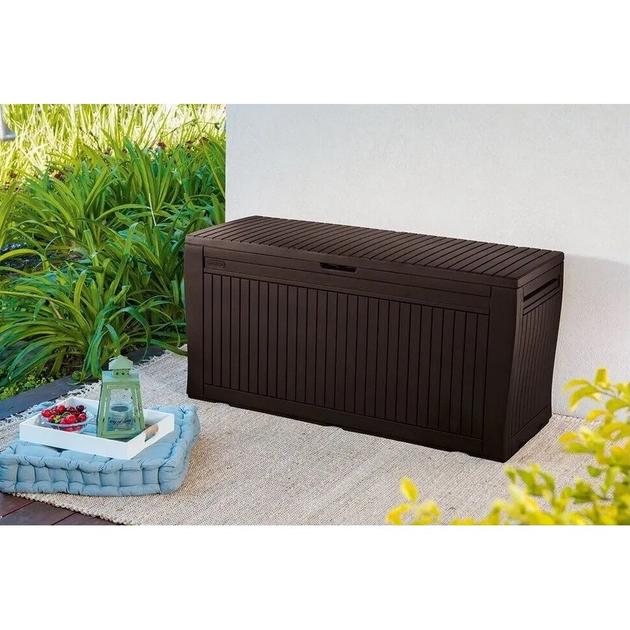 Ящик-сундук Keter Comfy Storage Box 270 л коричневый 230407 – фото ...