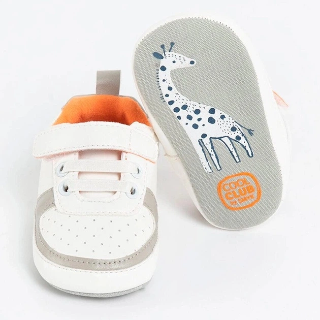 Buciki niechodki niemowlęce dla chłopca sneakersy Cool Club NBW1S22-CB34 21 Beżowe (5903977166319) - Zdjęcie 4 Buciki niechodki niemowlęce dla chłopca sneakersy Cool Club NBW1S22-CB34 21 Beżowe (5903977166319) - obraz 4