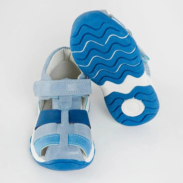 Дитячі сандалії для хлопчика Cool Club SAND1S22-CB395 25 Світло-сині (5903977300133) - зображення 4