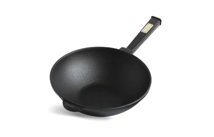 Вок BRIZOLL із дерев'яною ручкою Black 240х70 мм 2,2 л (W24HP1) - Фото 1 Вок BRIZOLL із дерев'яною ручкою Black 240х70 мм 2,2 л (W24HP1) - зображення 1