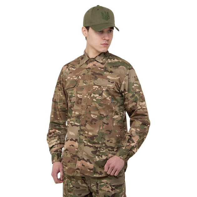 Рубашка тактическая Military Rangers ZK-JK6005 XL Камуфляж Multicam - изображение 2