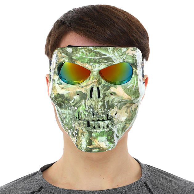 Защитная маска SP-Sport MZ-6 Зеленый - изображение 1