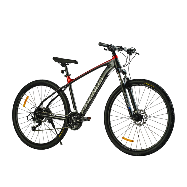 Велосипед спортивный Corso Magnus 29" алюминиевая рама 19" черный красный MG-76115 - изображение 3