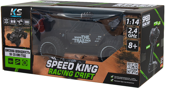 Автомобіль Sulong Toys Off-Road Crawler Race 1:14 Матовий Чорний (SL-309RHMBl) - зображення 9