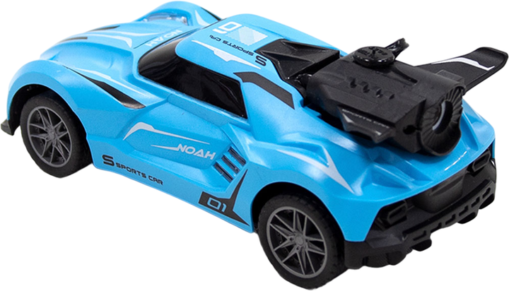 Автомобіль на радіокеруванні Sulong Toys Spray Car Sport 1:24 зі світловими ефектами та вихлопною парою Блакитний (SL-354RHBL) (6900007322270) - зображення 3