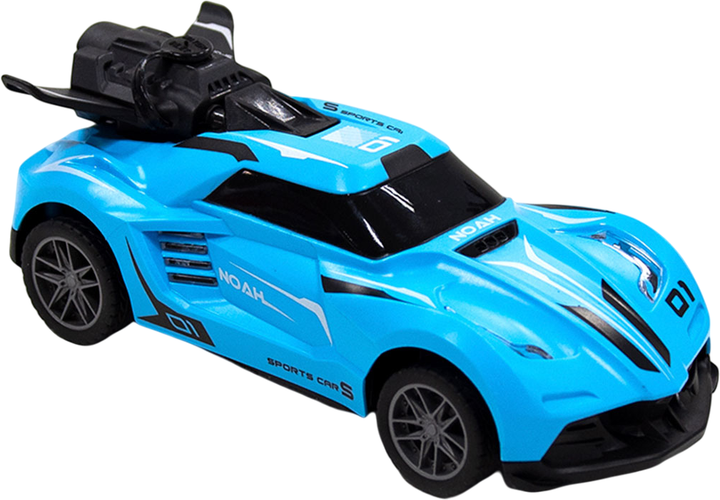Автомобіль на радіокеруванні Sulong Toys Spray Car Sport 1:24 зі світловими ефектами та вихлопною парою Блакитний (SL-354RHBL) (6900007322270) - зображення 6