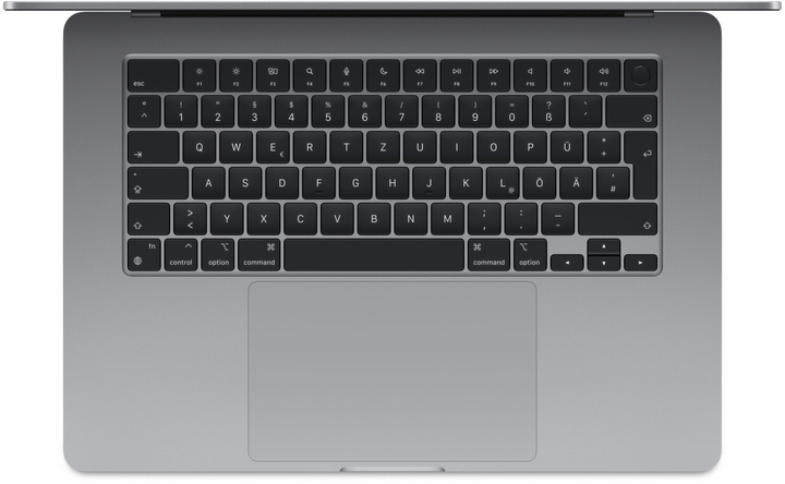 Laptop Apple MacBook Air 15.3" M3 8/256GB 2024 (MRYM3D/A) Space Gray - obraz 2