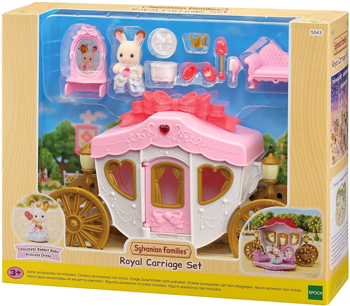 Ігровий набір Epoch Sylvanian Families Royal Carriage (5054131055434) - зображення 1