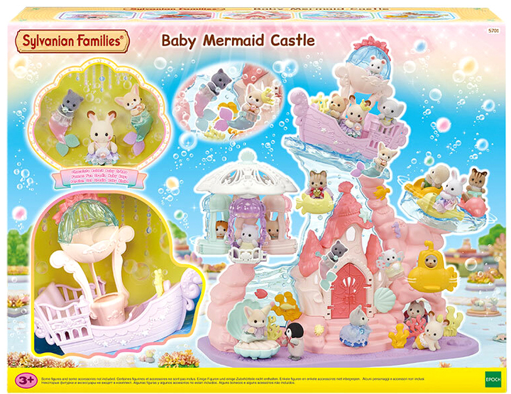 Zestaw do zabawy Epoch Sylvanian Families Baby Mermaid Castle (5054131057018) - obraz 1