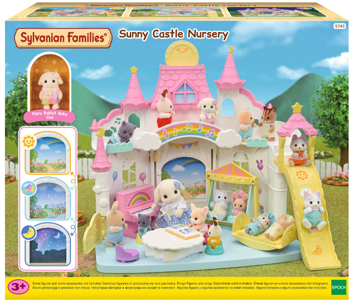 Ігровий набір Epoch Sylvanian Families Sunny Castle Nursery (5054131057438) - зображення 1