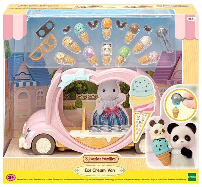 Ігровий набір Epoch Sylvanian Families Ice Cream Van (5054131056516) - зображення 1