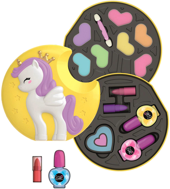 Zestaw do makijażu Clementoni Crazy Chic Lovely Make Up Unicorn (8005125186532) - obraz 4