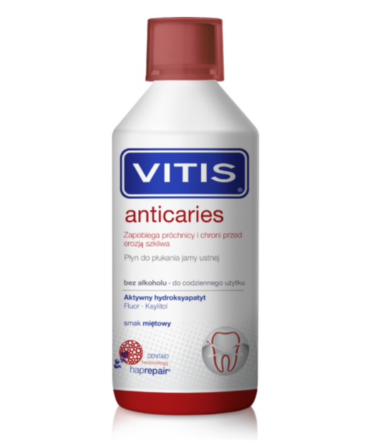 Ополаскиватель VITIS Anticaries 500 мл - Фото 1 Ополаскиватель VITIS Anticaries 500 мл - изображение 1