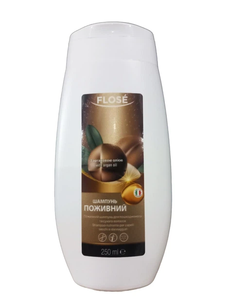 Шампунь Flose питательный с аргановым маслом 250 мл. (113130) - Фото 1 Шампунь Flose питательный с аргановым маслом 250 мл. (113130) - изображение 1