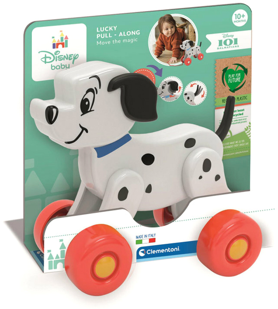 Іграшка-каталка Clementoni Disney Baby Lucky (8005125178162) - зображення 1