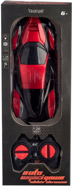 Samochód zdalnie sterowany wyścigowe Norimpex Czarno-czerwony (5902444068460) - obraz 1