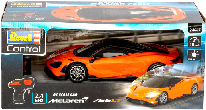 Samochód zdalnie sterowany Revell McLaren 765 LT (4009803124667) - obraz 1