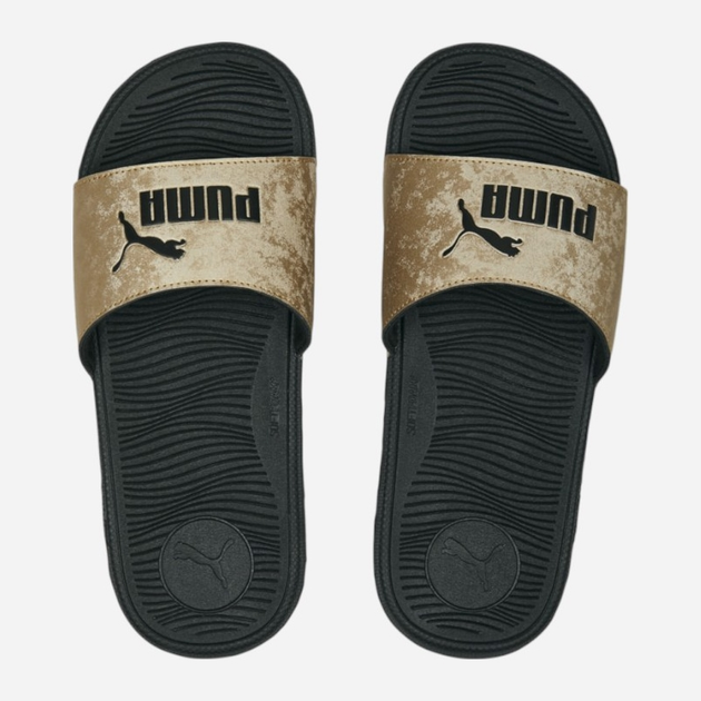 Klapki damskie basenowe Puma Cool Cat 2.0 Wns Space Metallics 390965-01 35.5 Czarny/Złocisty (4065452761288) - obraz 3
