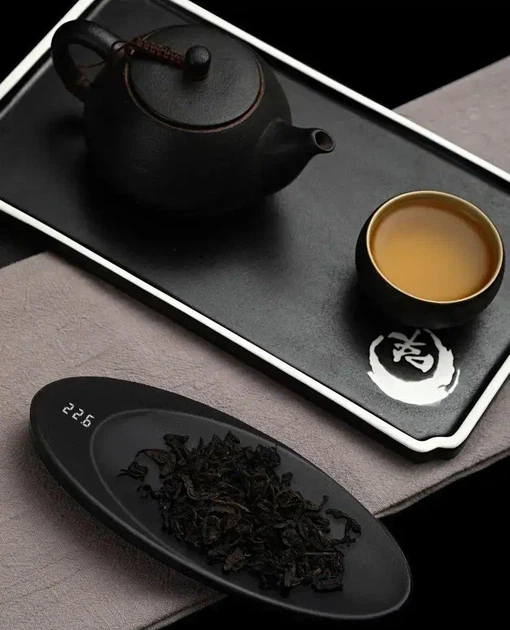 Весы для чая Tea Scale Precision электронные с usb зарядкой для взвешивания чая, Черные, фасовочные для чая - изображение 4