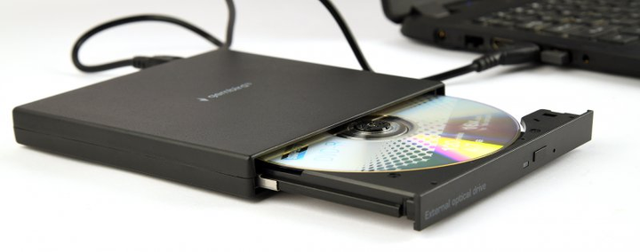 Оптичний привід зовнішній USB DVD+/-RW Gembird DVD-USB-04 (USB 2.0) - изображение 4